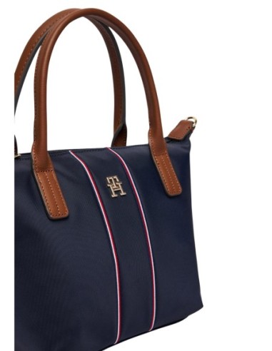 Sac mini tote bleu Tommy Hilfiger femme