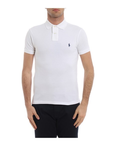 Polo Ralph Lauren homme blanc en coton