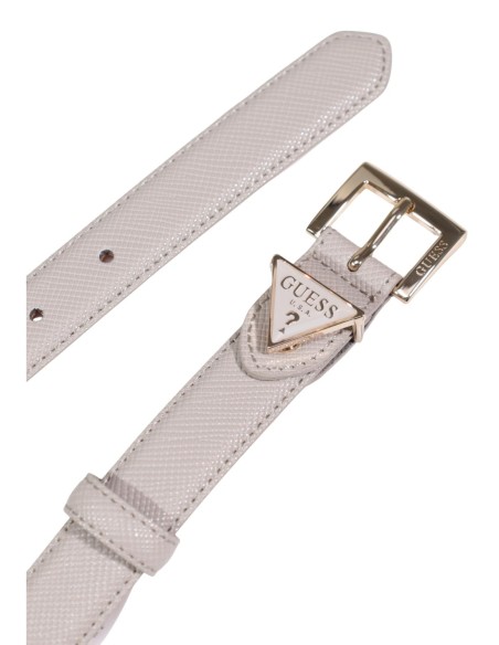 Guess ceinture femme beige avec boucle – Élégante