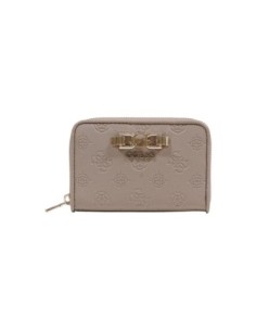 Guess portefeuille femme beige zippé – Élégant