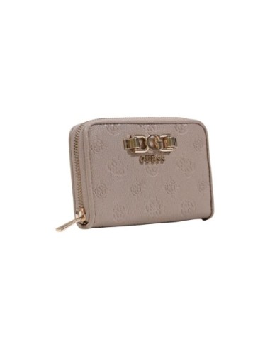 Guess portefeuille femme beige zippé – Élégant