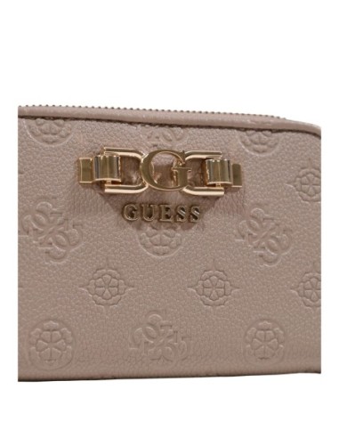 Guess portefeuille femme beige zippé – Élégant