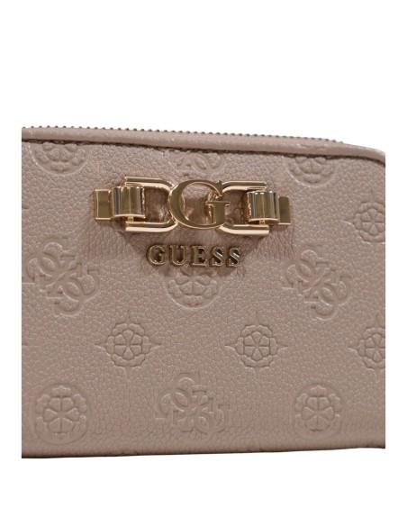Guess portefeuille femme beige zippé – Élégant