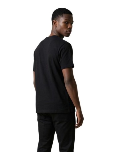 Guess t-shirt homme noir imprimé coton – Moderne