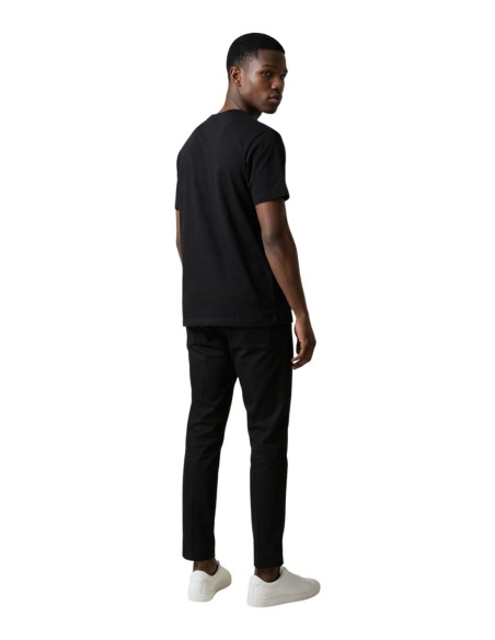 Guess t-shirt homme noir imprimé coton – Moderne