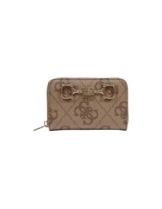 Guess portefeuille femme beige imprimé zippé – Chic