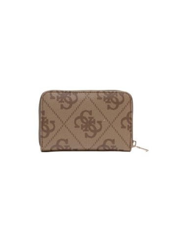 Guess portefeuille femme beige imprimé zippé – Chic