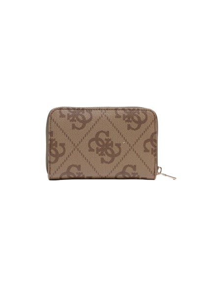 Guess portefeuille femme beige imprimé zippé – Chic
