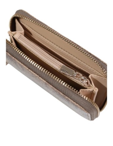Guess portefeuille femme beige imprimé zippé – Chic