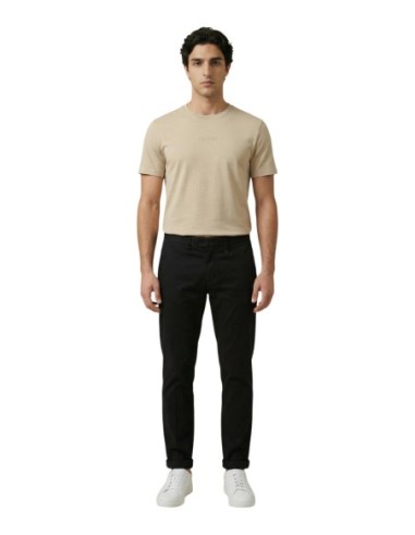 Guess t-shirt homme beige imprimé coton – Casual