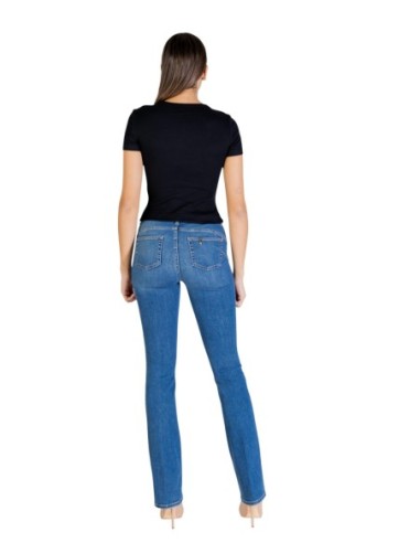 Guess t-shirt femme noir imprimé strass – Glam