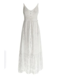 Guess robe femme blanche coton – Été