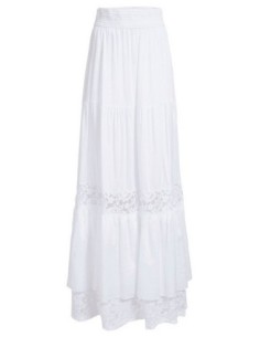 Guess jupe femme blanche coton – Été