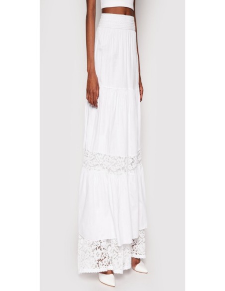 Guess jupe femme blanche coton – Été