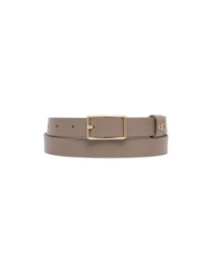 Calvin Klein ceinture femme cuir gris – Minimaliste