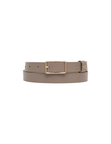Calvin Klein ceinture femme cuir gris – Minimaliste