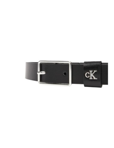 Calvin Klein ceinture femme cuir noir – Intemporelle