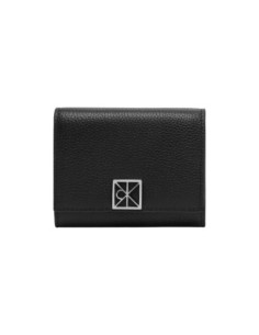 Calvin Klein portefeuille femme cuir noir – Élégant