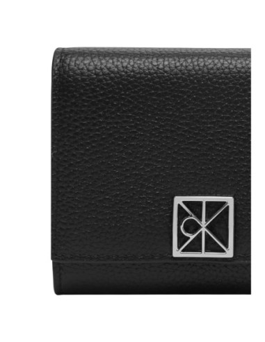 Calvin Klein portefeuille femme cuir noir – Élégant