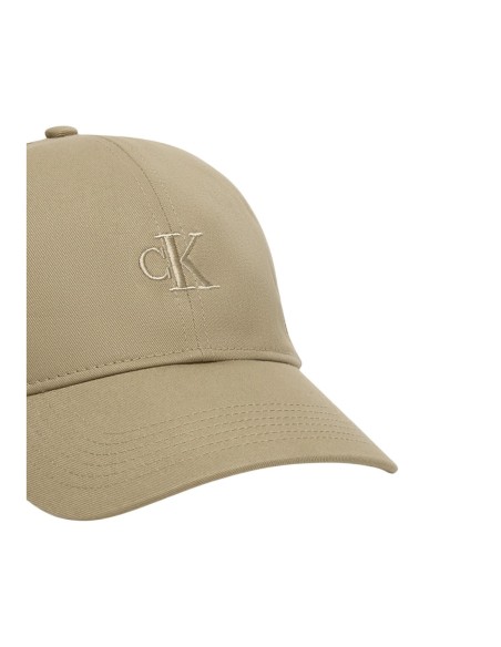 Calvin Klein casquette homme beige coton – Minimaliste