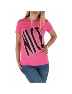 Guess t-shirt femme rose coton – Été