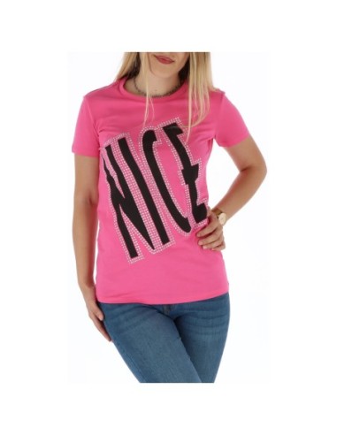 Guess t-shirt femme rose coton – Été
