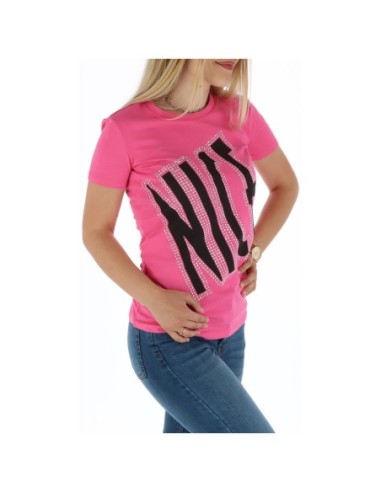 Guess t-shirt femme rose coton – Été