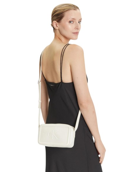 Calvin Klein sac bandoulière femme blanc – Camera bag