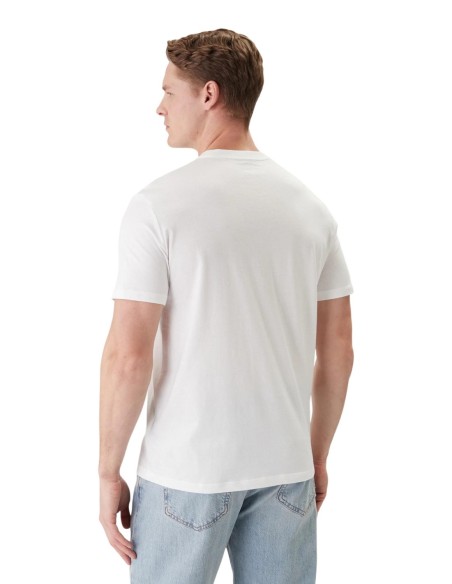 Calvin Klein t-shirt homme blanc imprimé coton