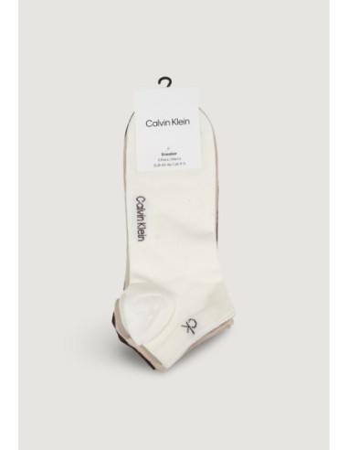 Chaussettes sneaker beiges CK – lot de 3 confort