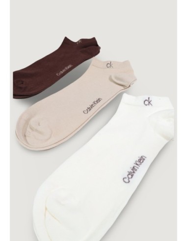 Chaussettes sneaker beiges CK – lot de 3 confort