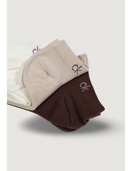 Chaussettes sneaker beiges CK – lot de 3 confort