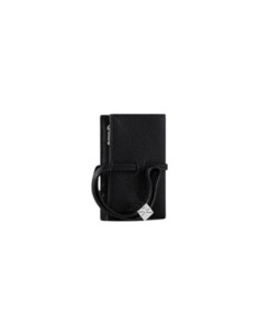 Calvin Klein portefeuille femme cuir noir – Compact