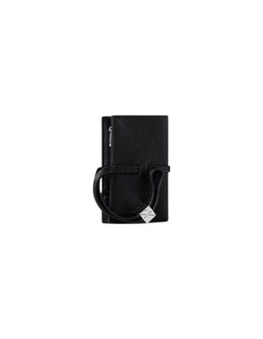 Calvin Klein portefeuille femme cuir noir – Compact