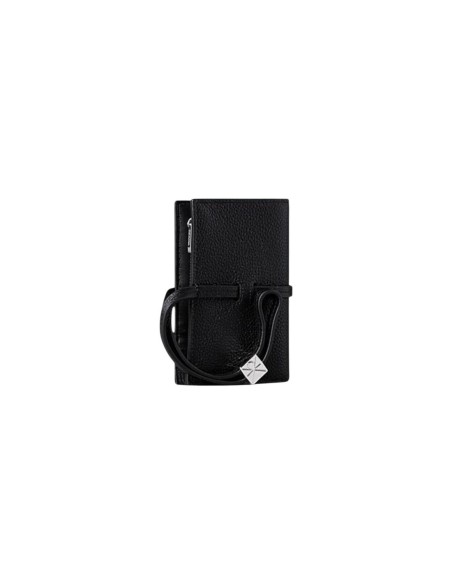 Calvin Klein portefeuille femme cuir noir – Compact