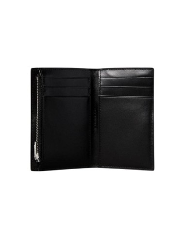 Calvin Klein portefeuille femme cuir noir – Compact