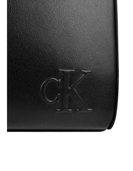 Calvin Klein sac bandoulière homme cuir noir – Premium