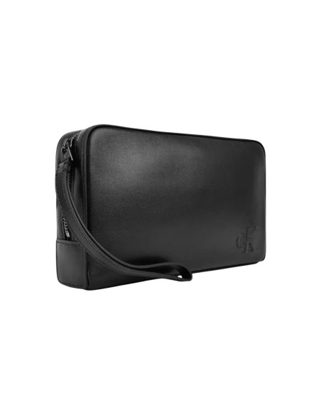 Calvin Klein sac bandoulière homme cuir noir – Premium