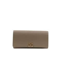 Calvin Klein portefeuille femme cuir beige – Grand format