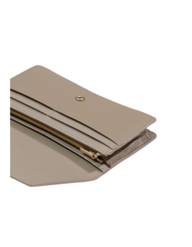 Calvin Klein portefeuille femme cuir beige – Grand format