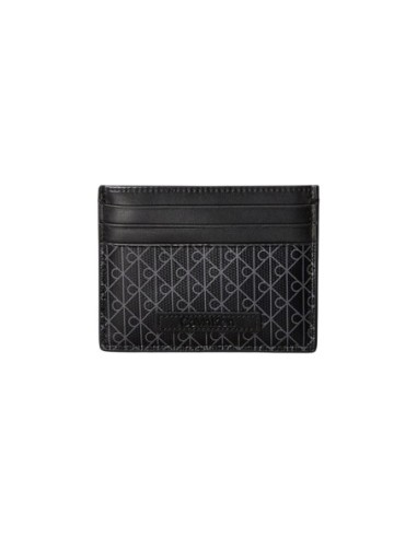 Calvin Klein portefeuille homme noir imprimé – Fin