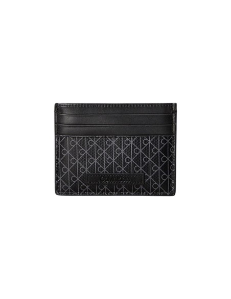 Calvin Klein portefeuille homme noir imprimé – Fin
