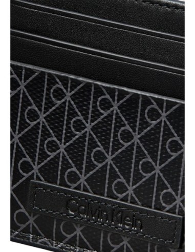 Calvin Klein portefeuille homme noir imprimé – Fin