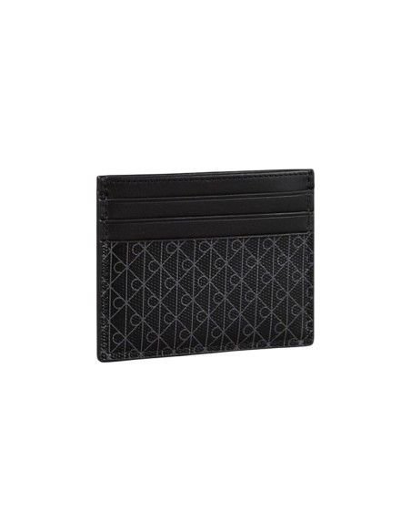 Calvin Klein portefeuille homme noir imprimé – Fin