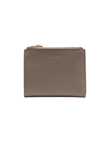Calvin Klein portefeuille femme beige zippé – Compact