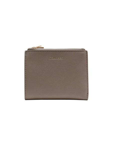 Calvin Klein portefeuille femme beige zippé – Compact