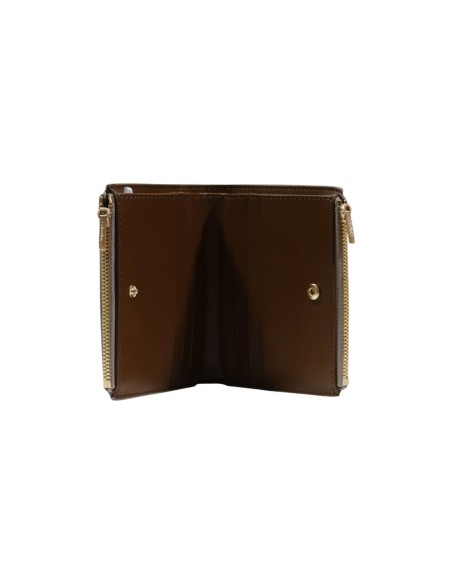 Calvin Klein portefeuille femme beige zippé – Compact