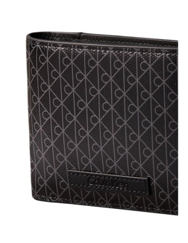 Calvin Klein portefeuille femme noir imprimé – Moderne