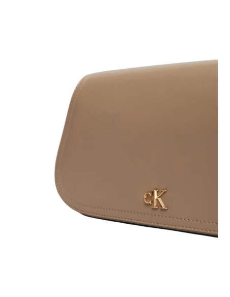 Calvin Klein sac bandoulière femme beige – Compact