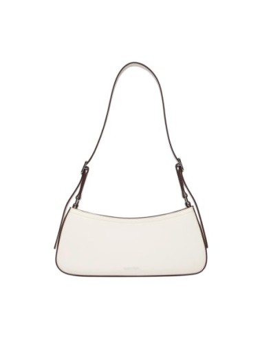 Calvin Klein sac femme blanc zippé format allongé
